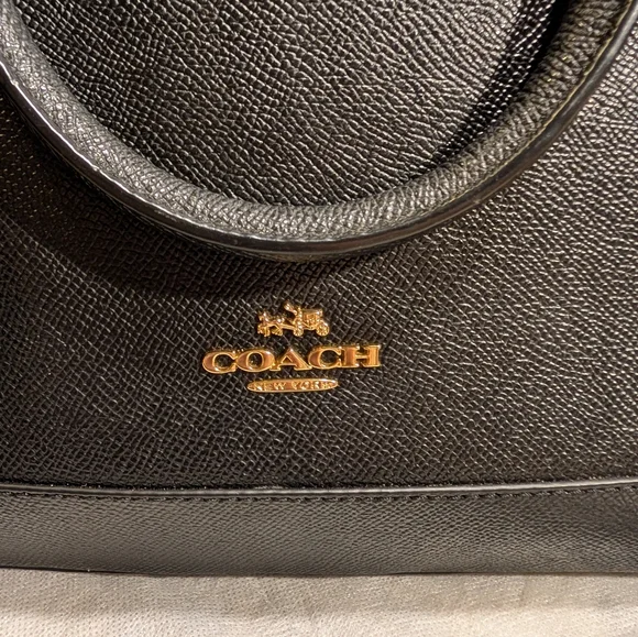 COACH Vintage Black Dome Crossbody Bag EUC - Picture 3 of 12